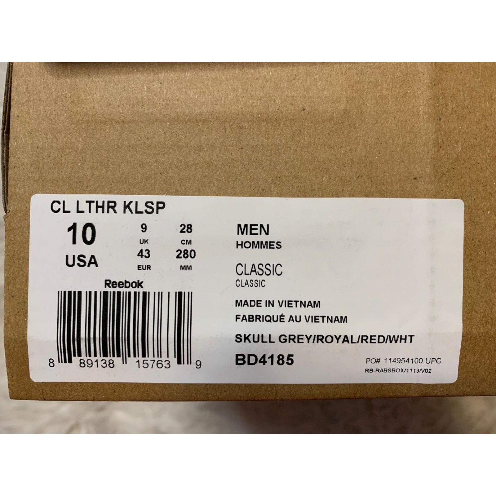 Reebok Cl Lthr Klsp - Kendrick Lamar Classic Deconstructed Split Personality